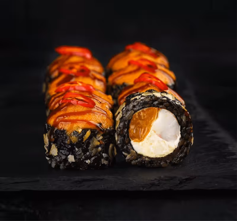Запеченный ролл Карри